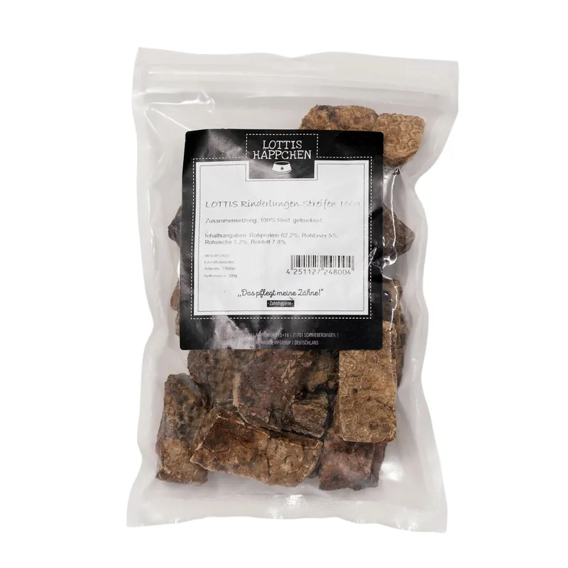 Heißes Angebot LOTTIS HÄPPCHEN Rinderlungen Streifen 100 g